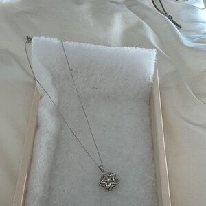 Elegant Sterling Silver Pendant Necklace